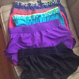 Under armour shorts- 5 pairs